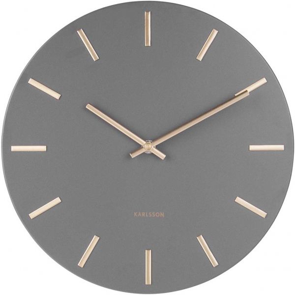 Horloge moderne métal Charm 30 cm