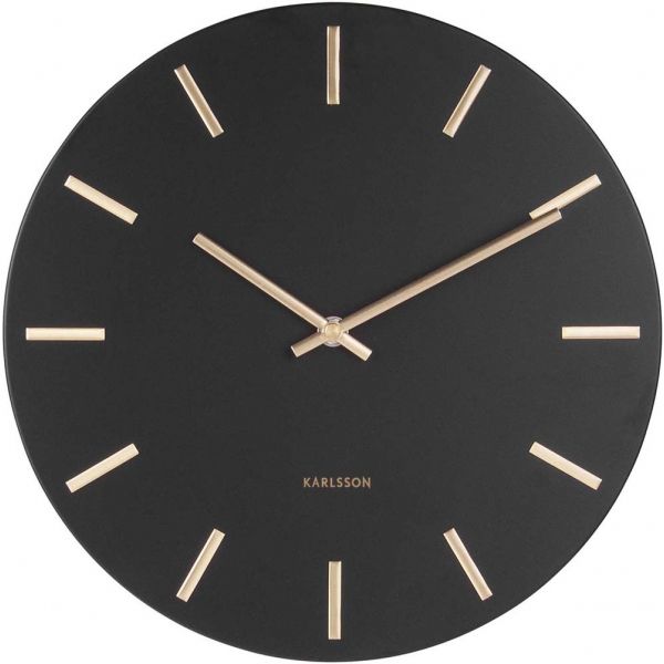 Horloge moderne métal Charm 30 cm