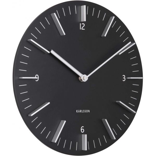 Horloge moderne en métal Detailed