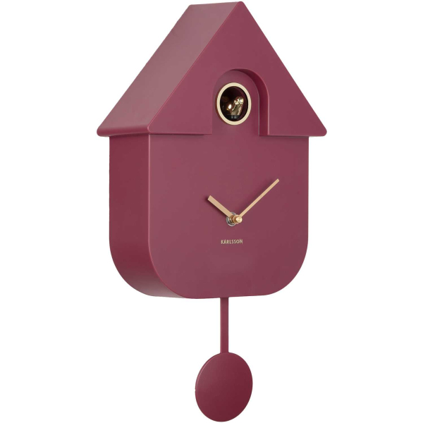Horloge murale en ABS Modern Cuckoo Oro