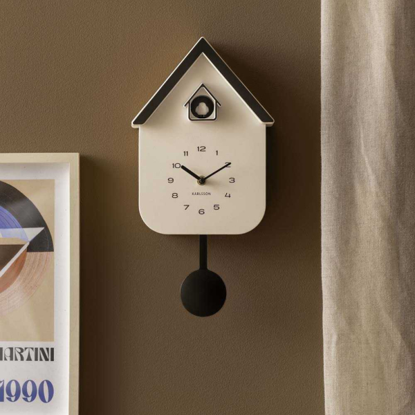 Horloge murale Dupla Color Cuckoo - KARLSSON