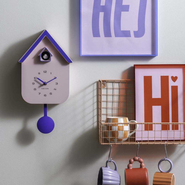 Horloge murale Dupla Color Cuckoo - KARLSSON