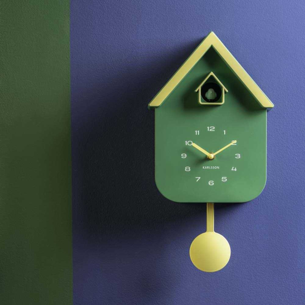 Horloge murale Dupla Color Cuckoo - KARLSSON
