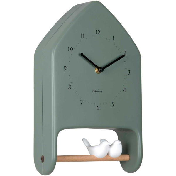 Horloge murale Love Birds
