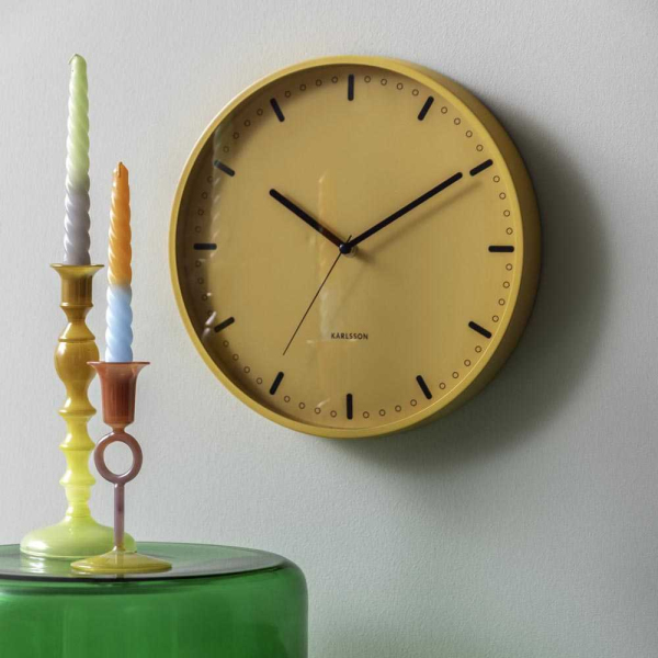 Horloge murale en aluminium Cool Retro - KARLSSON