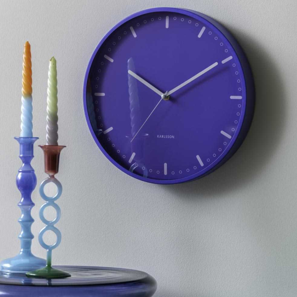 Horloge murale en aluminium Cool Retro - KARLSSON