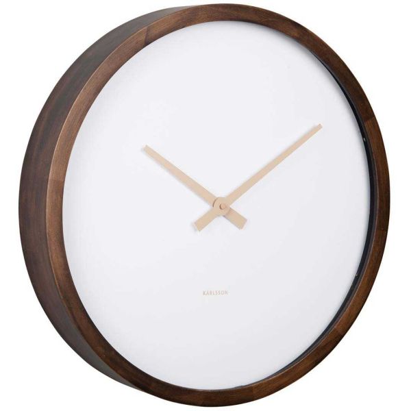 Horloge murale en bois Ancho