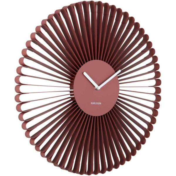 Horloge murale en métal Cascara