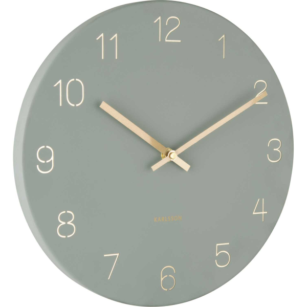 Horloge murale en métal Charm