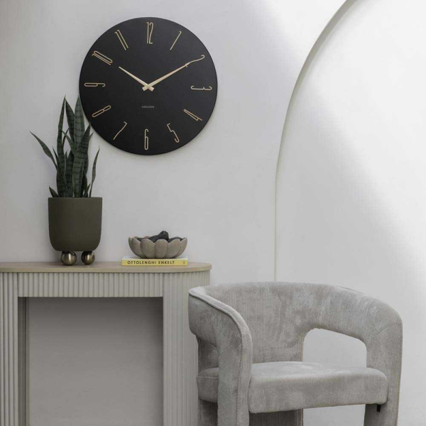 Horloge murale en métal Esmerado 60 cm - KARLSSON