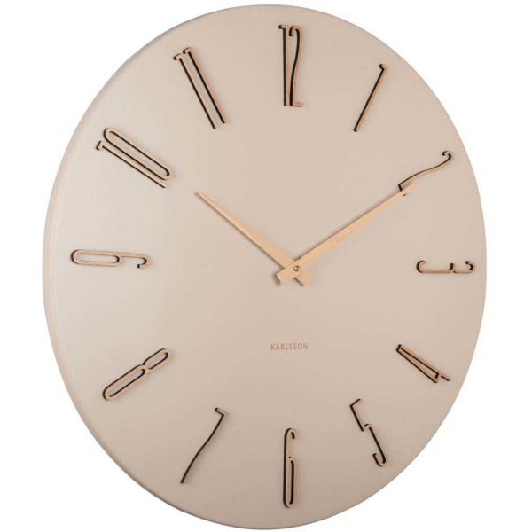 Horloge murale en métal Esmerado 60 cm