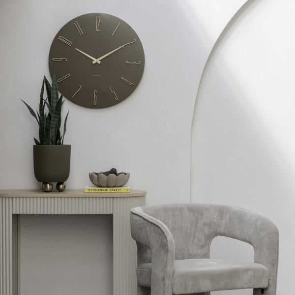 Horloge murale en métal Esmerado 60 cm - KARLSSON