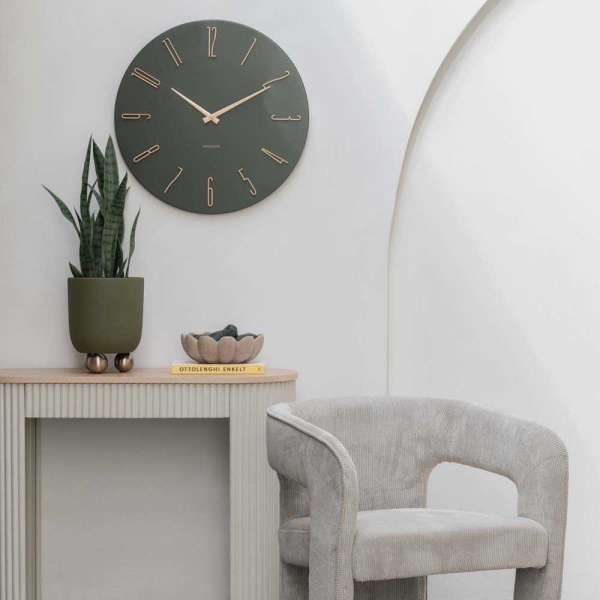 Horloge murale en métal Esmerado 60 cm - KARLSSON