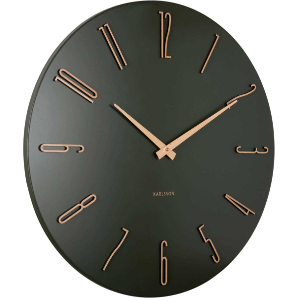 Horloge murale en métal Esmerado 60 cm