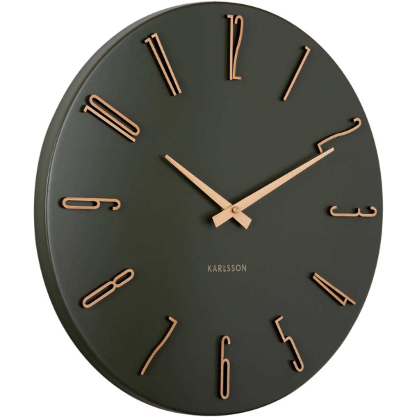 Horloge murale en métal Esmerado 40 cm