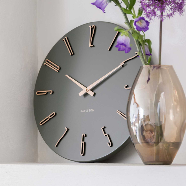 Horloge murale en métal Esmerado 40 cm - KARLSSON