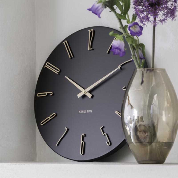 Horloge murale en métal Esmerado 40 cm - KARLSSON