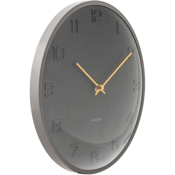 Horloge murale en métal Fuerte Dome