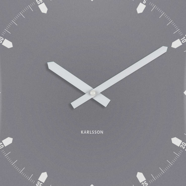 Horloge murale en métal Sucinto Dome Square - 36,90