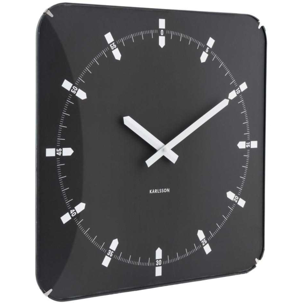 Horloge murale en métal Sucinto Dome Square