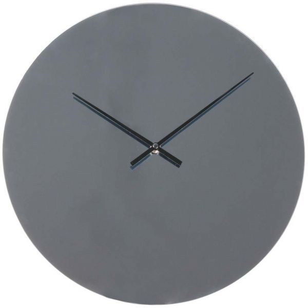 Horloge murale miroir fumé 29.5 cm