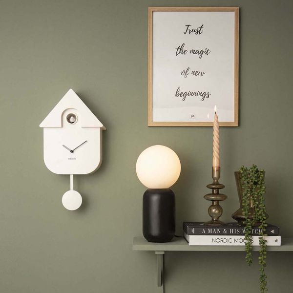 Horloge murale moderne Cuckoo - LEITMOTIV