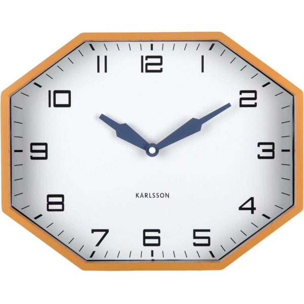 Horloge murale octogonale en résine Factory - 34,90