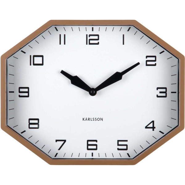 Horloge murale octogonale en résine Factory - PRE-1894