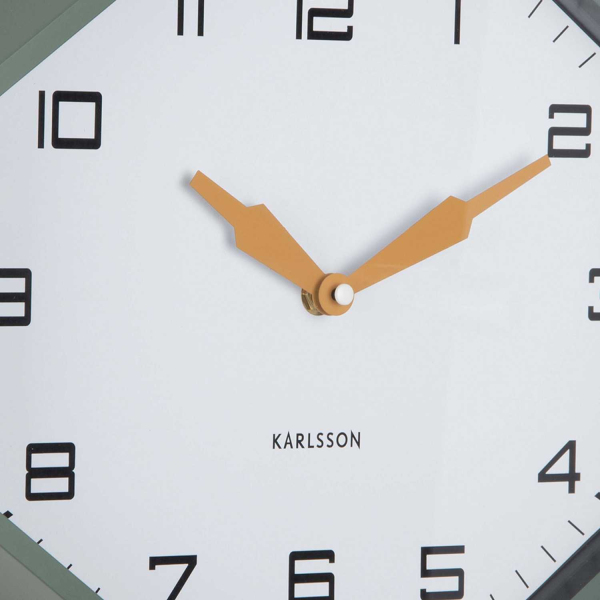 Horloge murale octogonale en résine Factory - 34,90