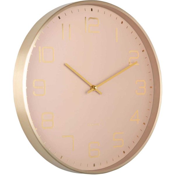 Horloge murale ronde Elegance Glow