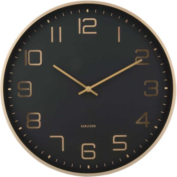 Horloge murale ronde Elegance Glow - KARLSSON