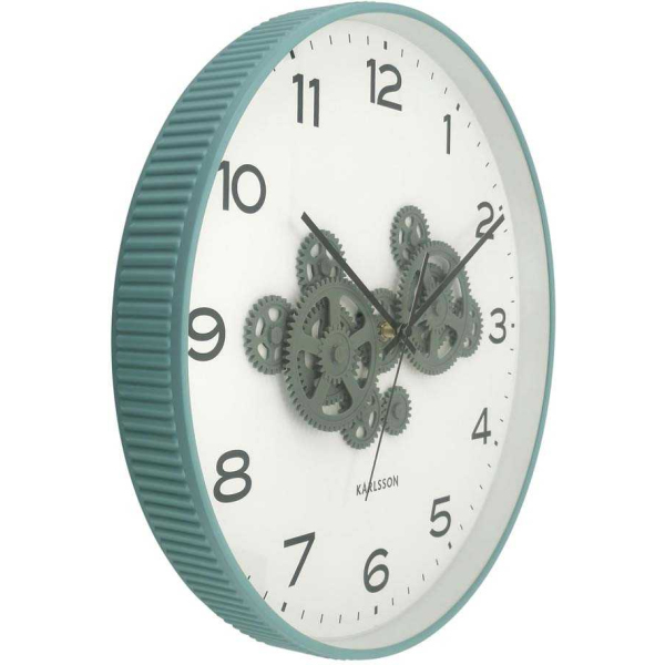 Horloge murale ronde Open Gear