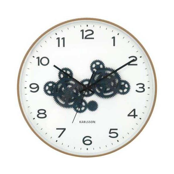 Horloge murale ronde Open Gear - 54,90