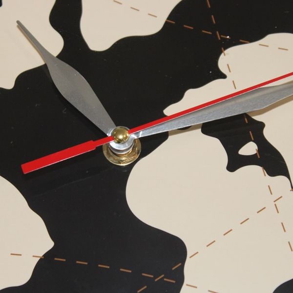 Horloge néon mappemonde 30 cm - 7
