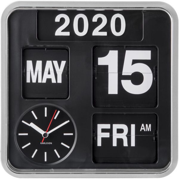 Horloge en plastique Mini Flip 24.5 cm - KARLSSON
