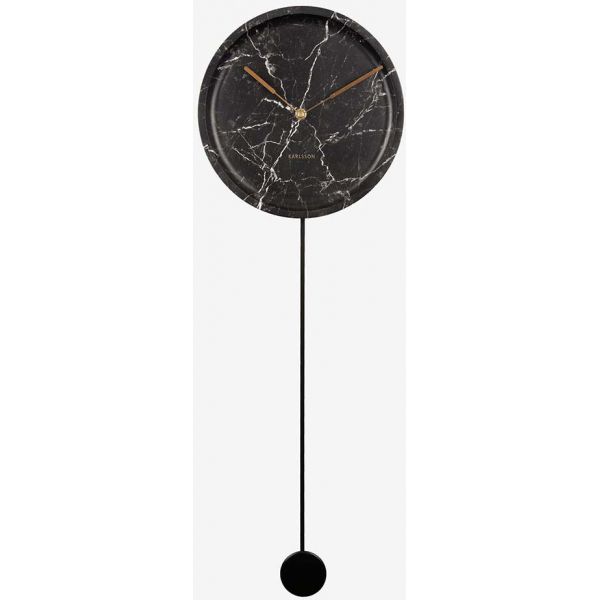 Horloge en polyrésine imitation marbre Pendule - PRE-1347