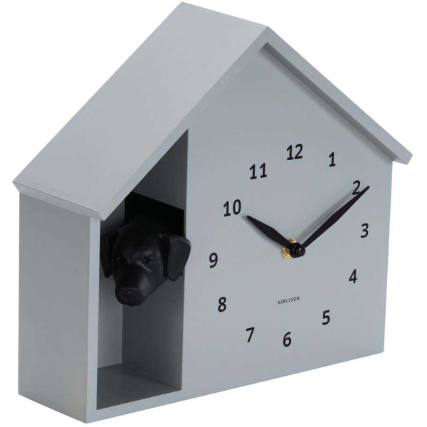 Horloge à poser Peeking Doggy