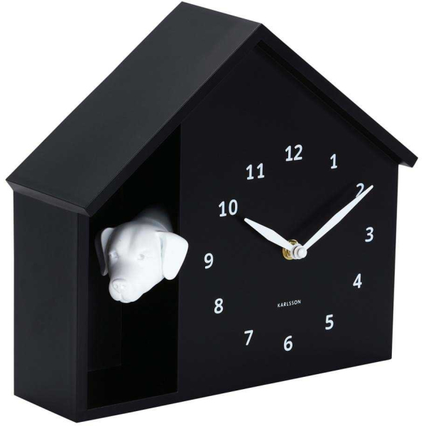 Horloge à poser Peeking Doggy