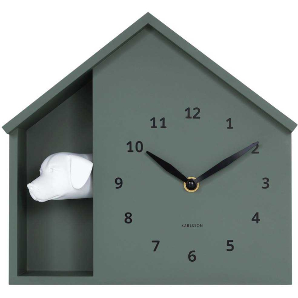 Horloge à poser Peeking Doggy - KARLSSON
