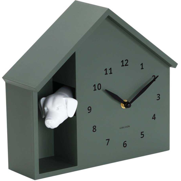 Horloge à poser Peeking Doggy