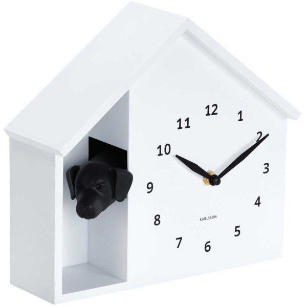 Horloge à poser Peeking Doggy