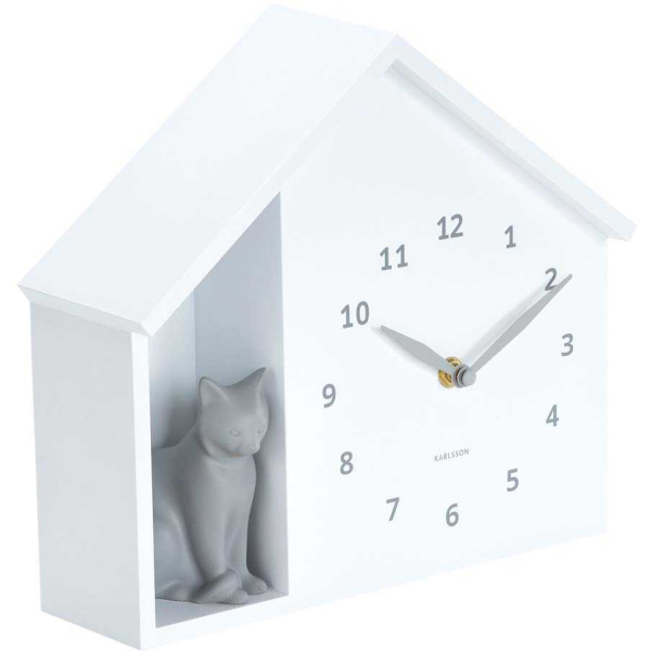 Horloge à poser Siting cat