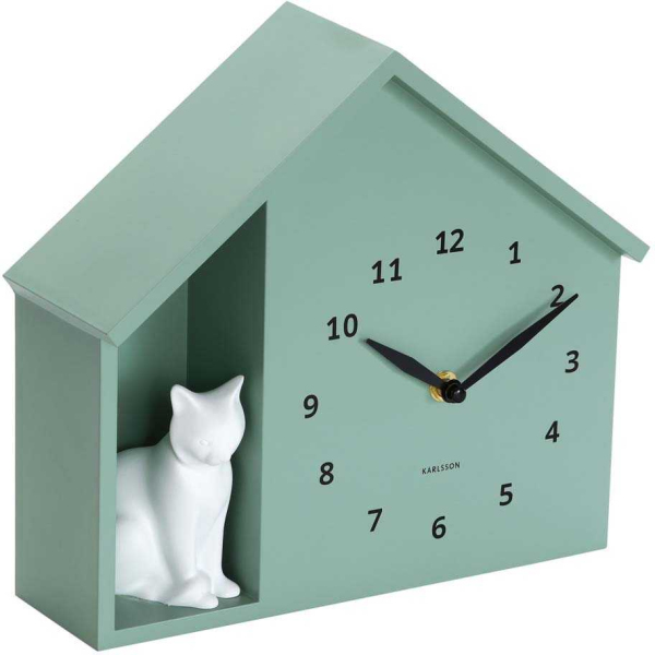 Horloge à poser Siting cat