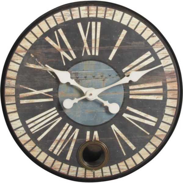 Horloge rétro avec balancier