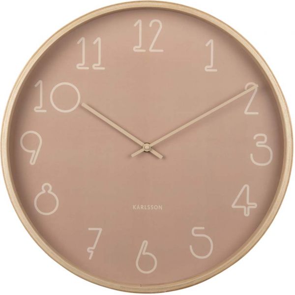 Horloge ronde en MDF Sencillo 40 cm - PRE-1337