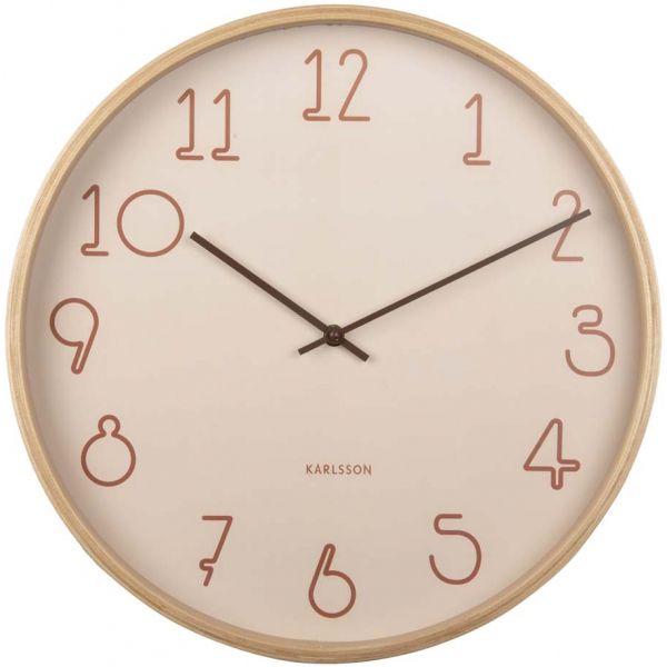 Horloge ronde en MDF Sencillo 40 cm - PRE-1338