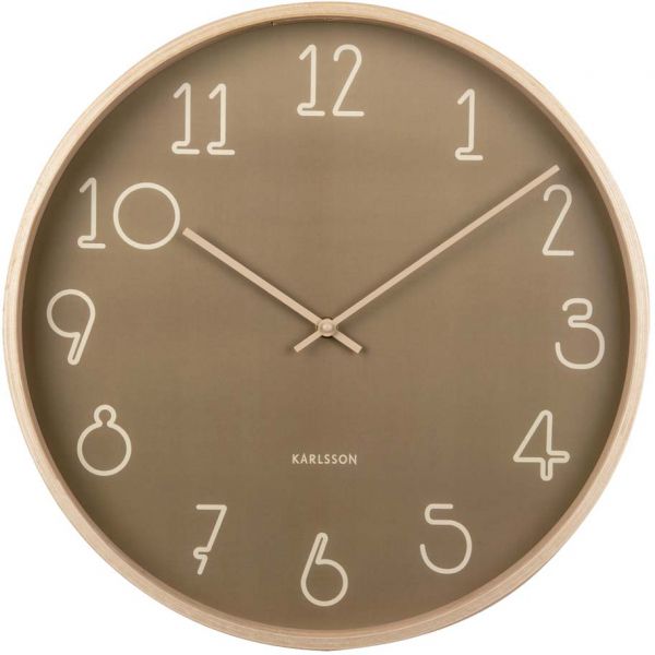 Horloge ronde en MDF Sencillo 40 cm - PRE-1336