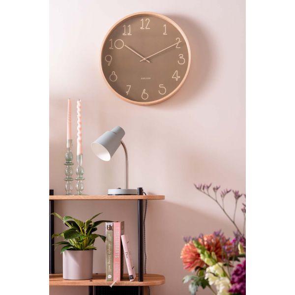 Horloge ronde en MDF Sencillo 40 cm - KARLSSON