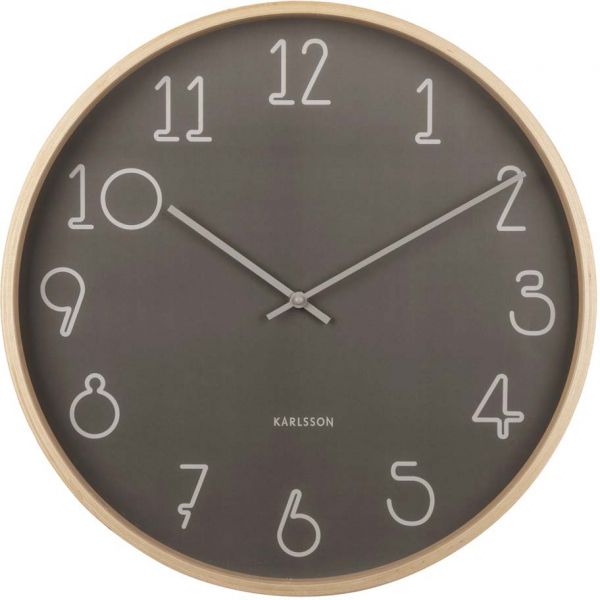 Horloge ronde en MDF Sencillo 40 cm - PRE-1335