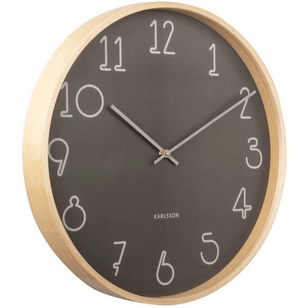 Horloge ronde en MDF Sencillo 40 cm